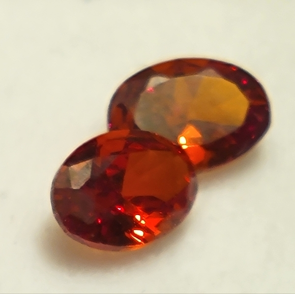 ❤️ SET 1.80ct Ruby Rose Red Oval Cut Pair of 2x Earring Sized (6x4mm) Loose Gems - Picture 3 of 4